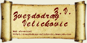 Zvezdodrag Veličković vizit kartica